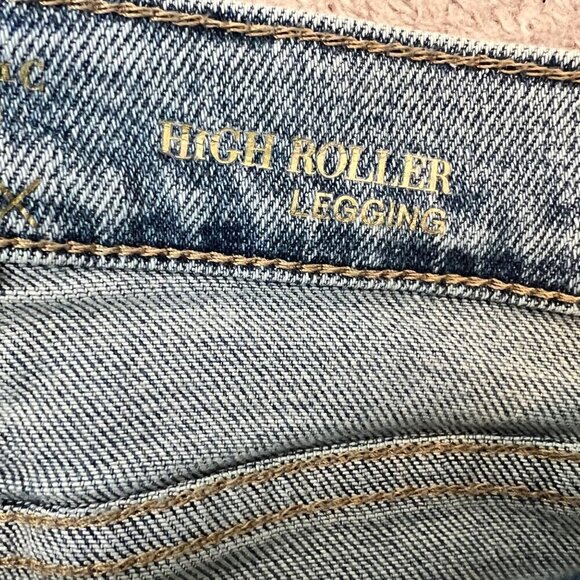 Rock & Republic Women's High Roller High Rise Skinny Jean Size 4 Blue Stretch - Picture 9 of 13